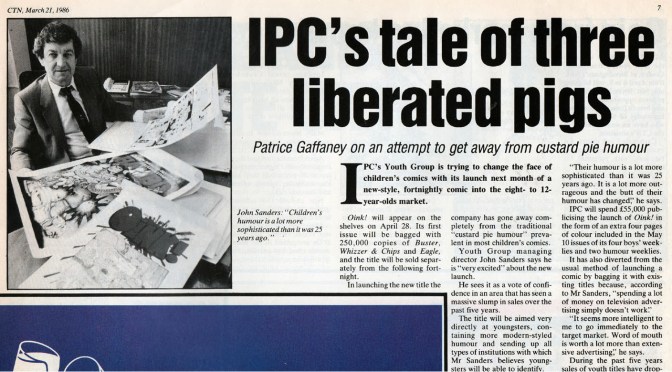 PiGGY PROMOTiONS: iPC’S JOHN SANDERS